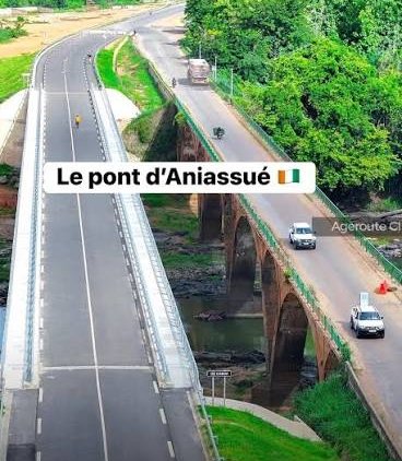 Le pont d'Aniassué